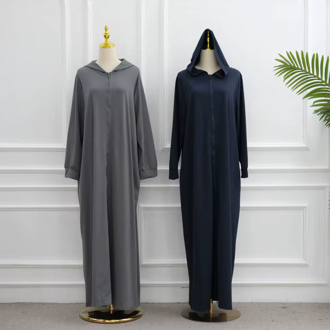 Leya - Modest Activewear Hoodie Abaya