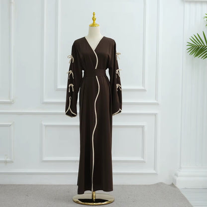 Reem - Bow Detail Abaya Set