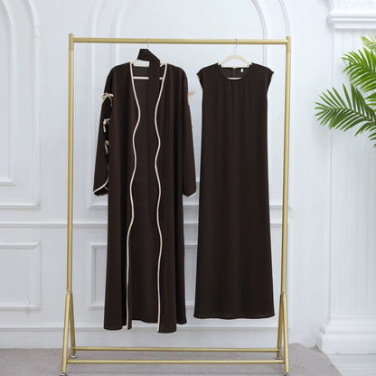 Reem - Bow Detail Abaya Set