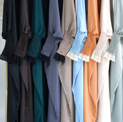 Lace Sleeve Jilbab