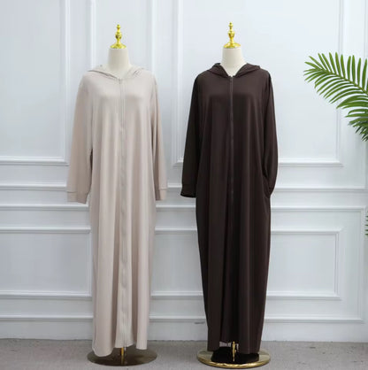 Leya - Modest Activewear Hoodie Abaya