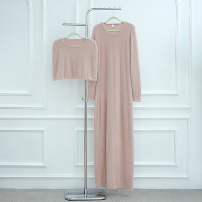 Aspen - Off-the-Shoulder Maxi Dress Set