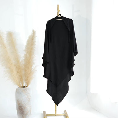 Crepe Triangle Khimar