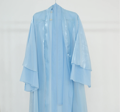 Double Trouble - Reversible Organza Chiffon Abaya