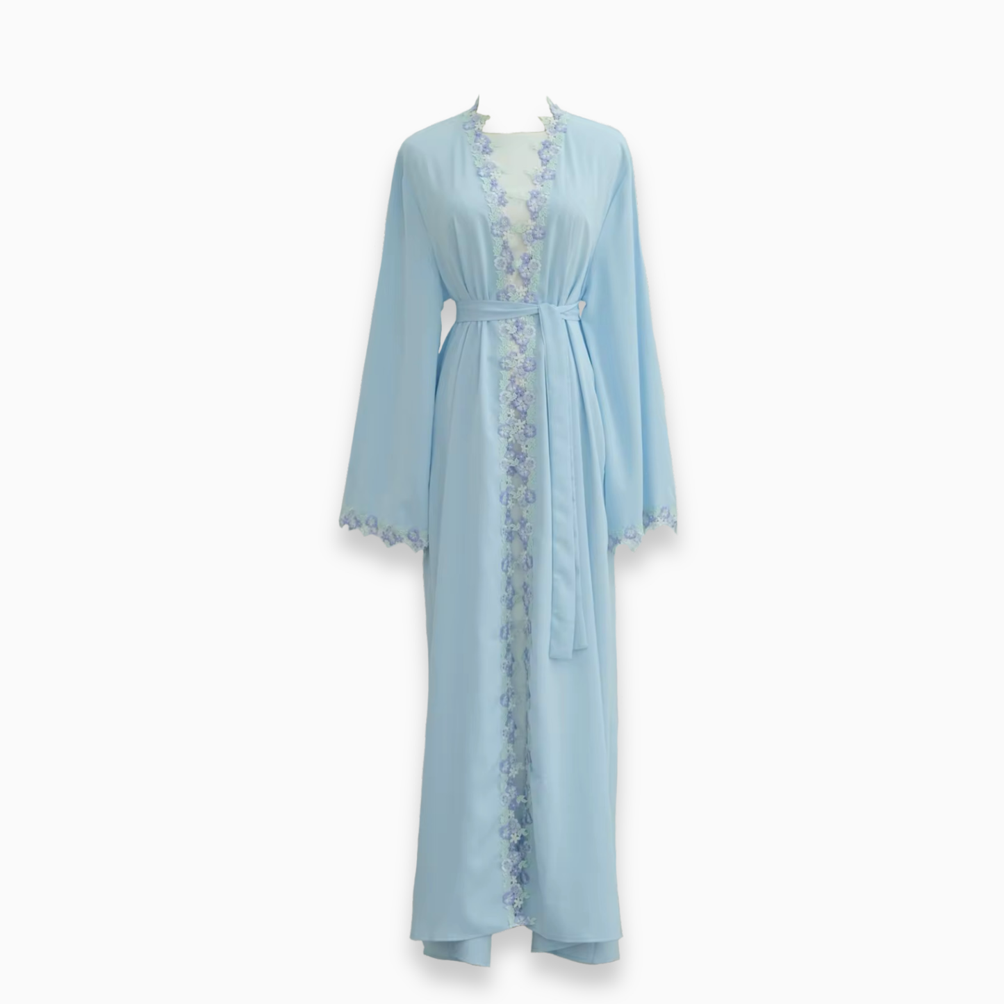 Azure Blossom Abaya