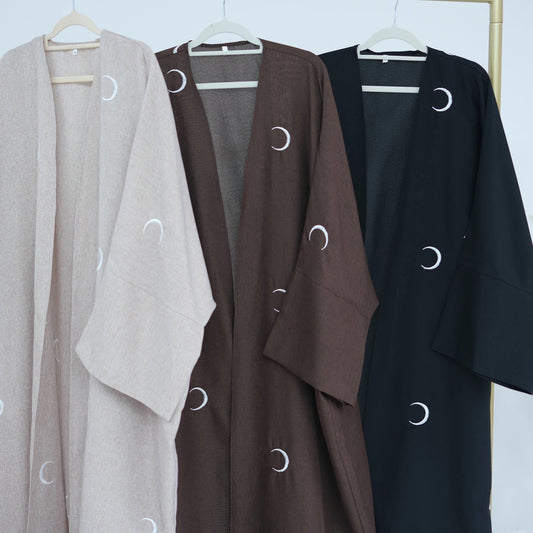 Moon Slit Sleeve Abaya