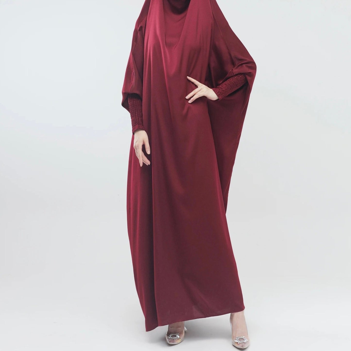 Nawal Ruffle Sleeve Jilbab