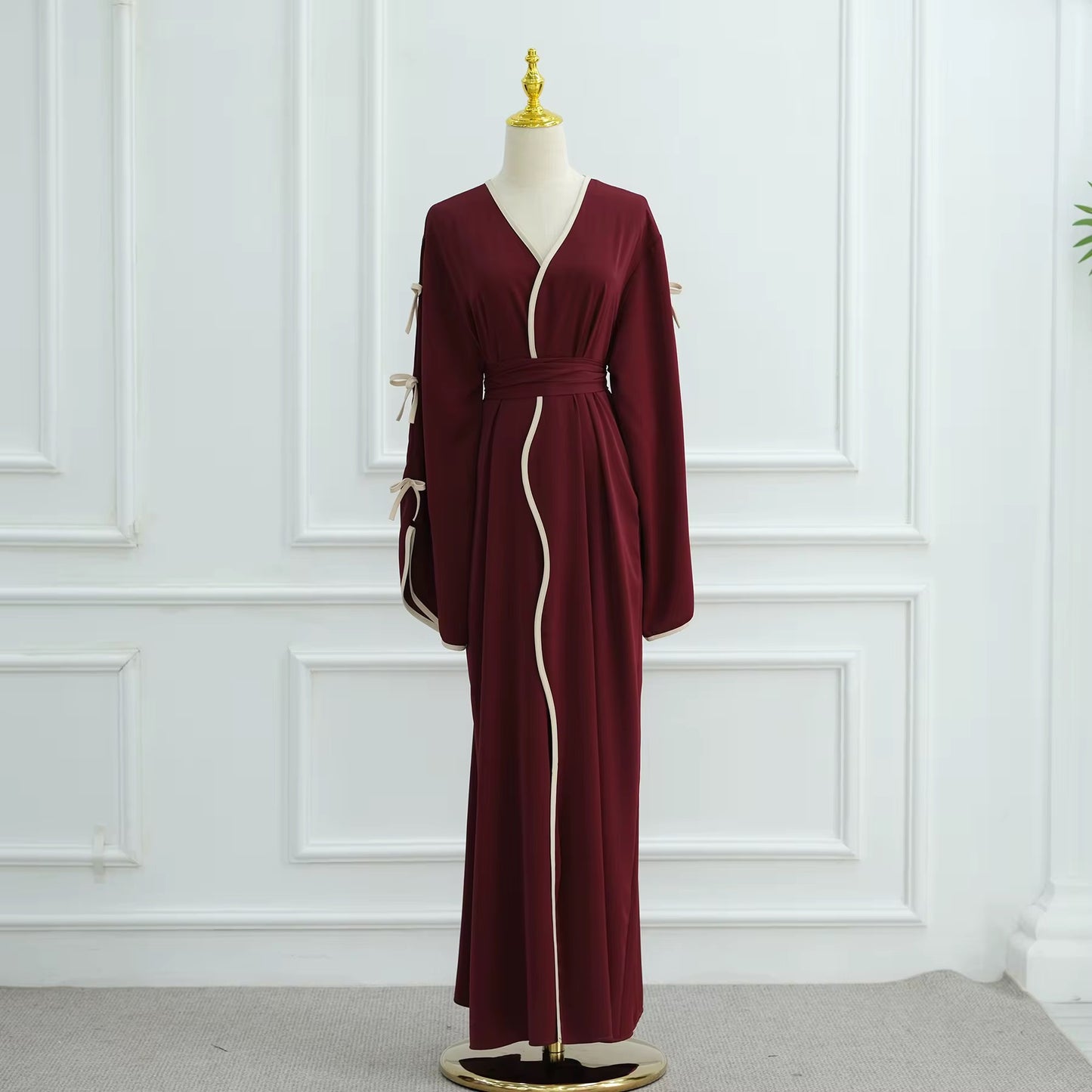 Reem - Bow Detail Abaya Set