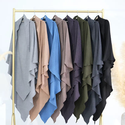 Crepe Triangle Khimar