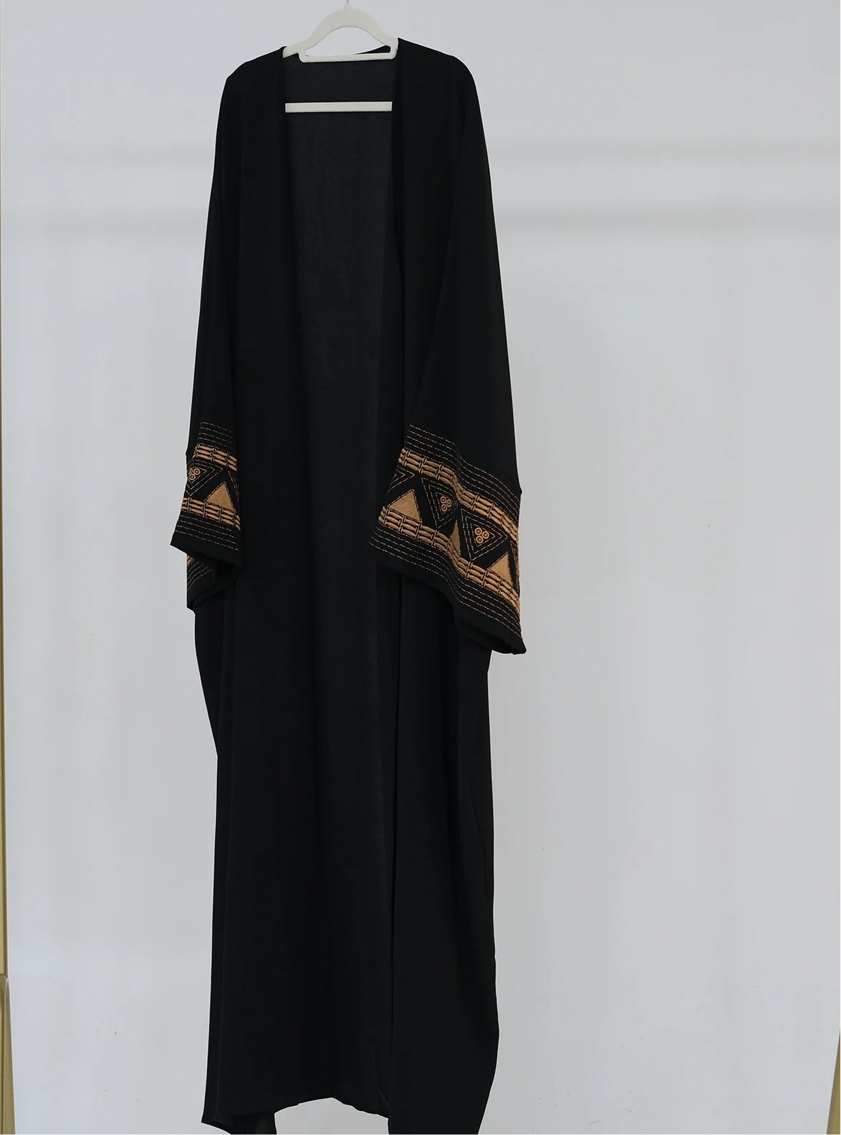 Raina Embroidered Wide Sleeve Abaya