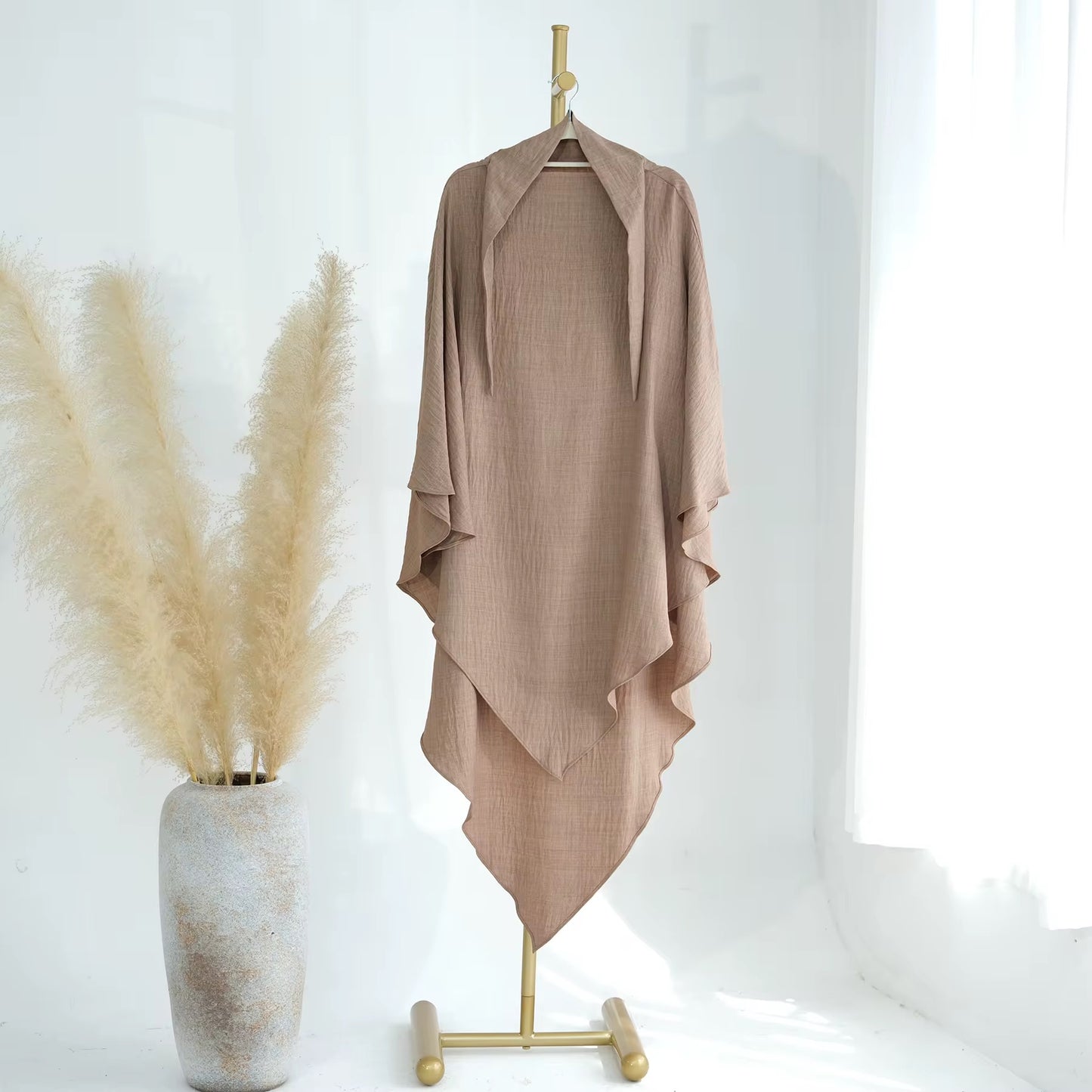 Crepe Triangle Khimar