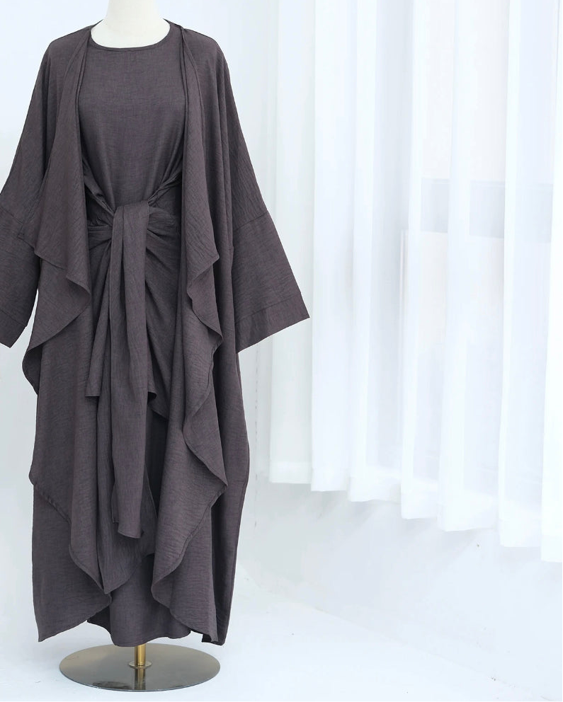 Attached Wrap Abaya