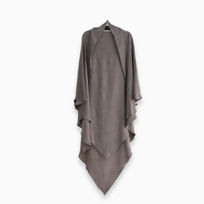 Crepe Triangle Khimar