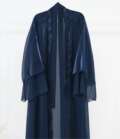 Double Trouble - Reversible Organza Chiffon Abaya