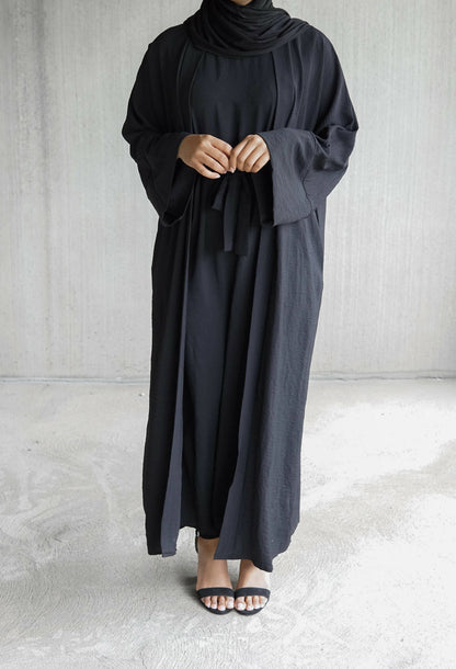 Manal Crepe Abaya Set