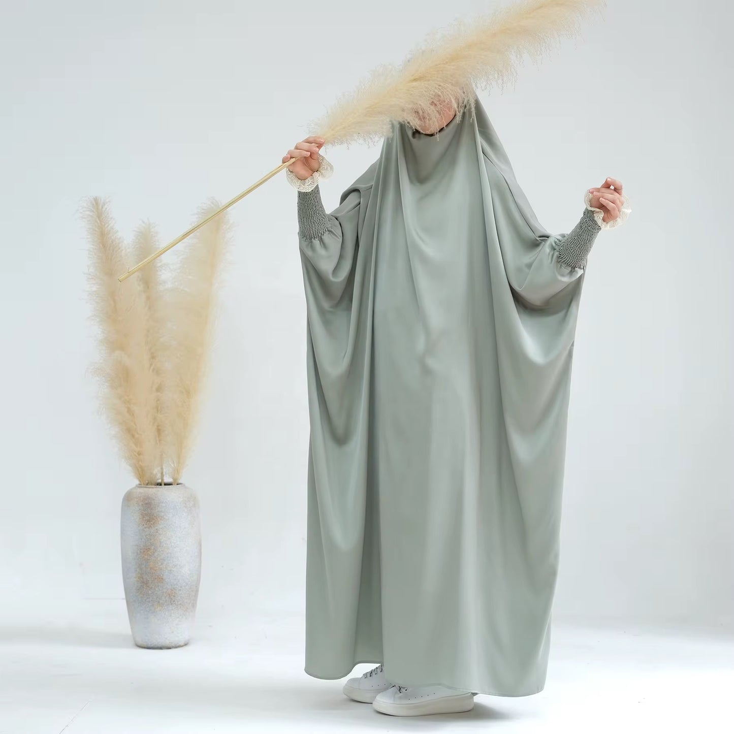 Lace Sleeve Jilbab