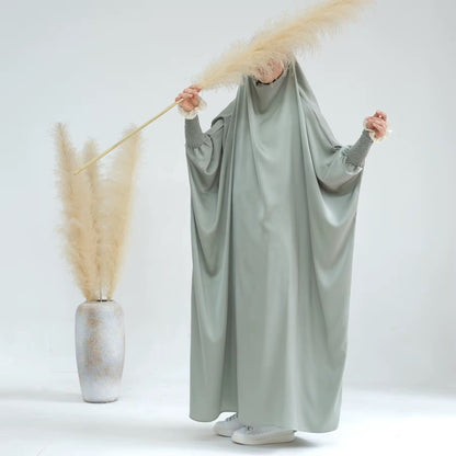 Lace Sleeve Jilbab