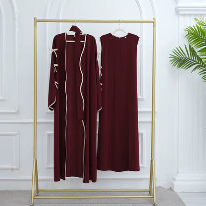 Reem - Bow Detail Abaya Set