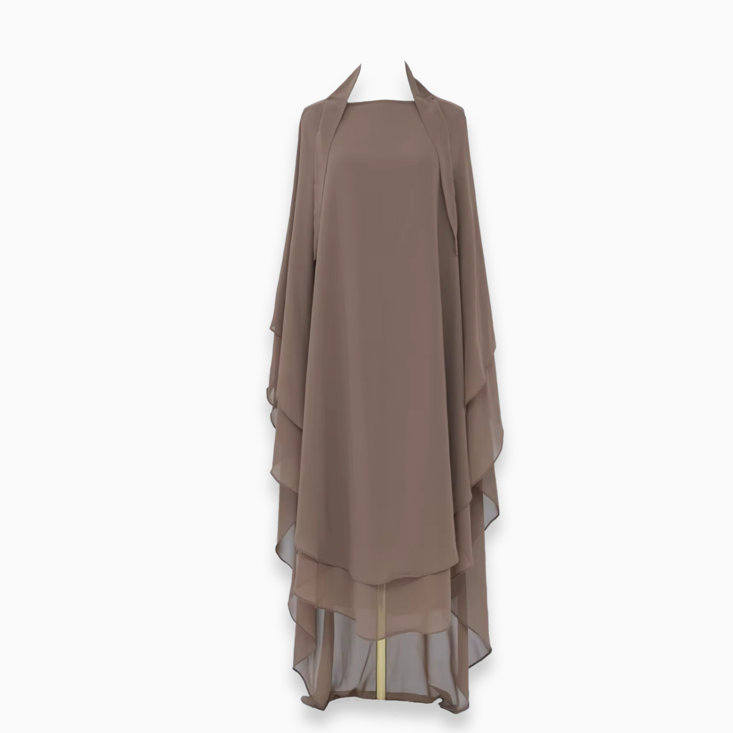 Double Layered Chiffon Khimar