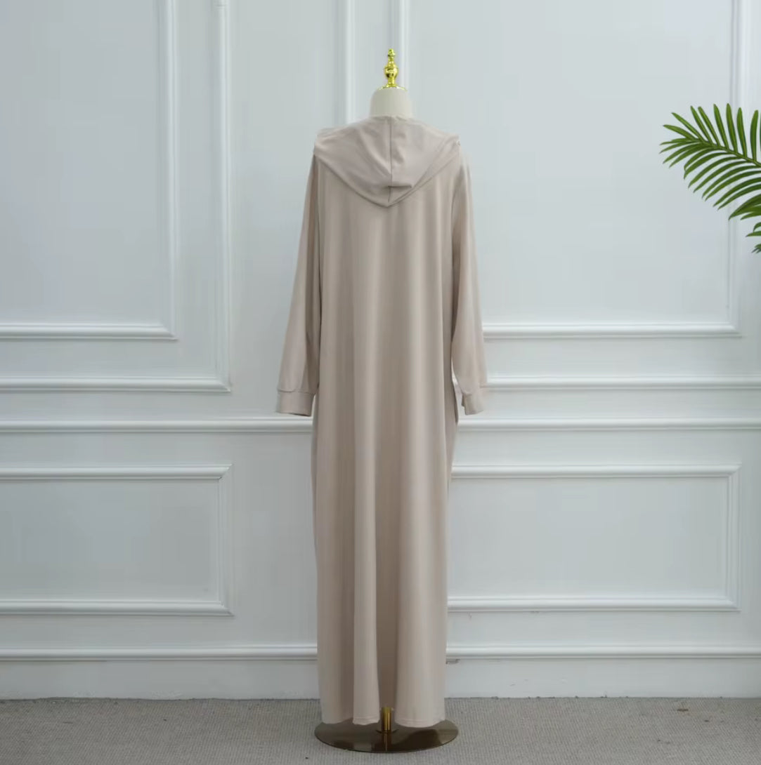Leya - Modest Activewear Hoodie Abaya