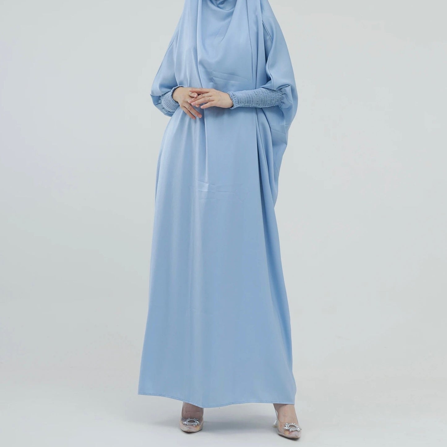 Nawal Ruffle Sleeve Jilbab