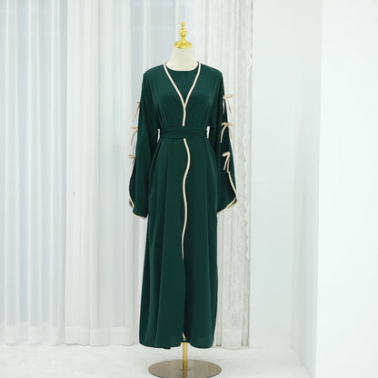 Reem - Bow Detail Abaya Set