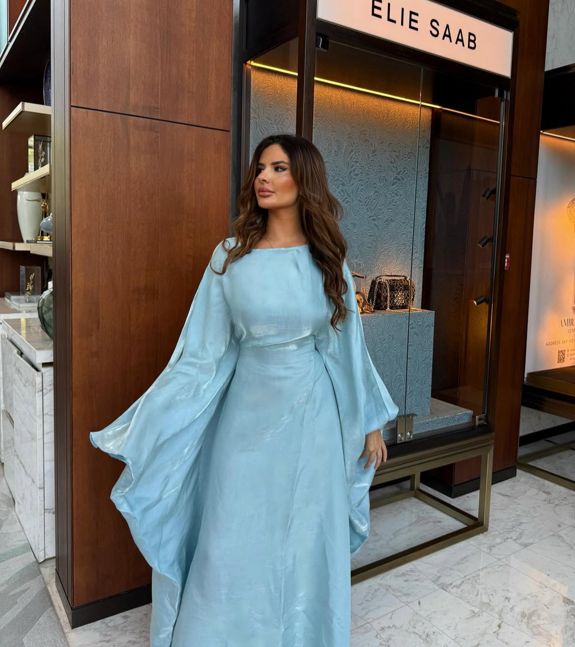 Unforgettable - Organza Shimmer Butterfly Kaftan