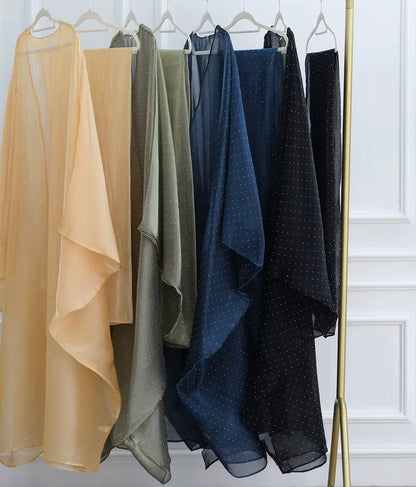 Rihla Shimmer Organza Abaya