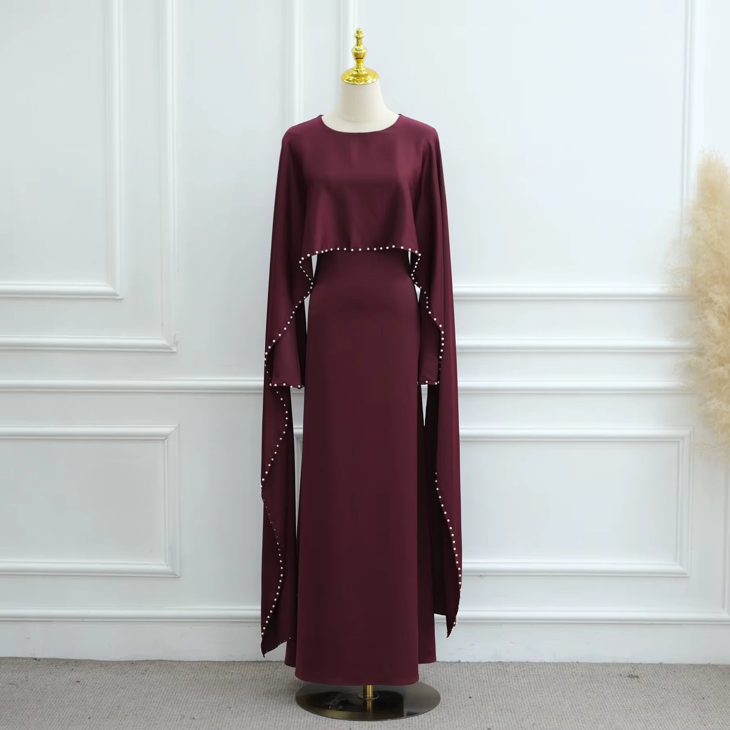 Durrah Cape - Pearl Lined Dress Set