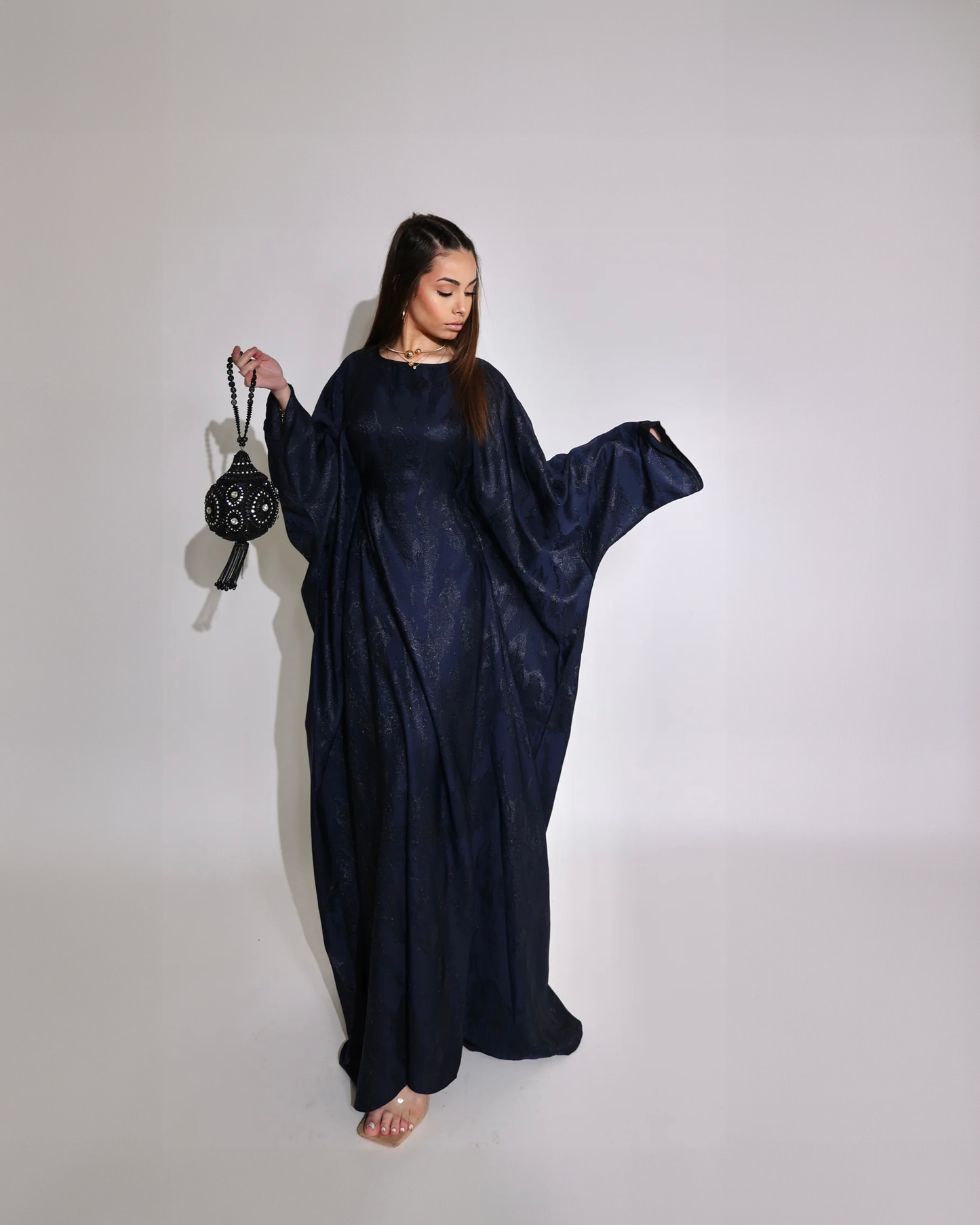 Rumaisa Sheen Jacquard Kaftan