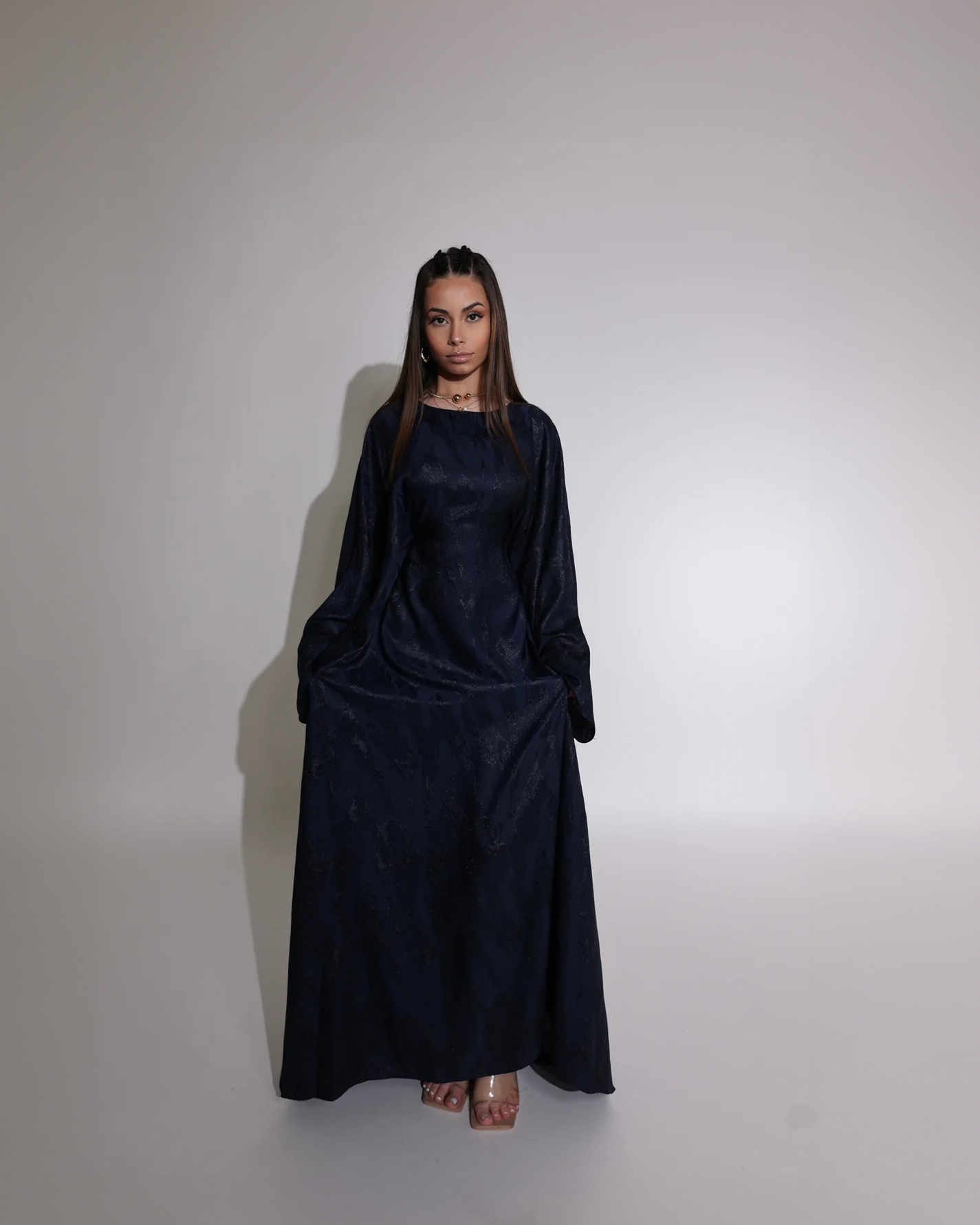 Rumaisa Sheen Jacquard Kaftan