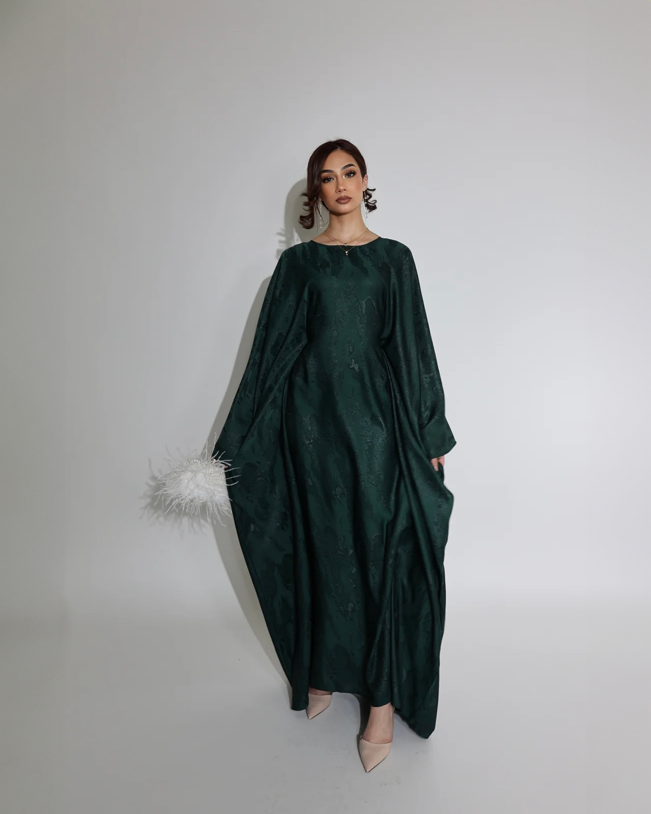 Rumaisa Sheen Jacquard Kaftan