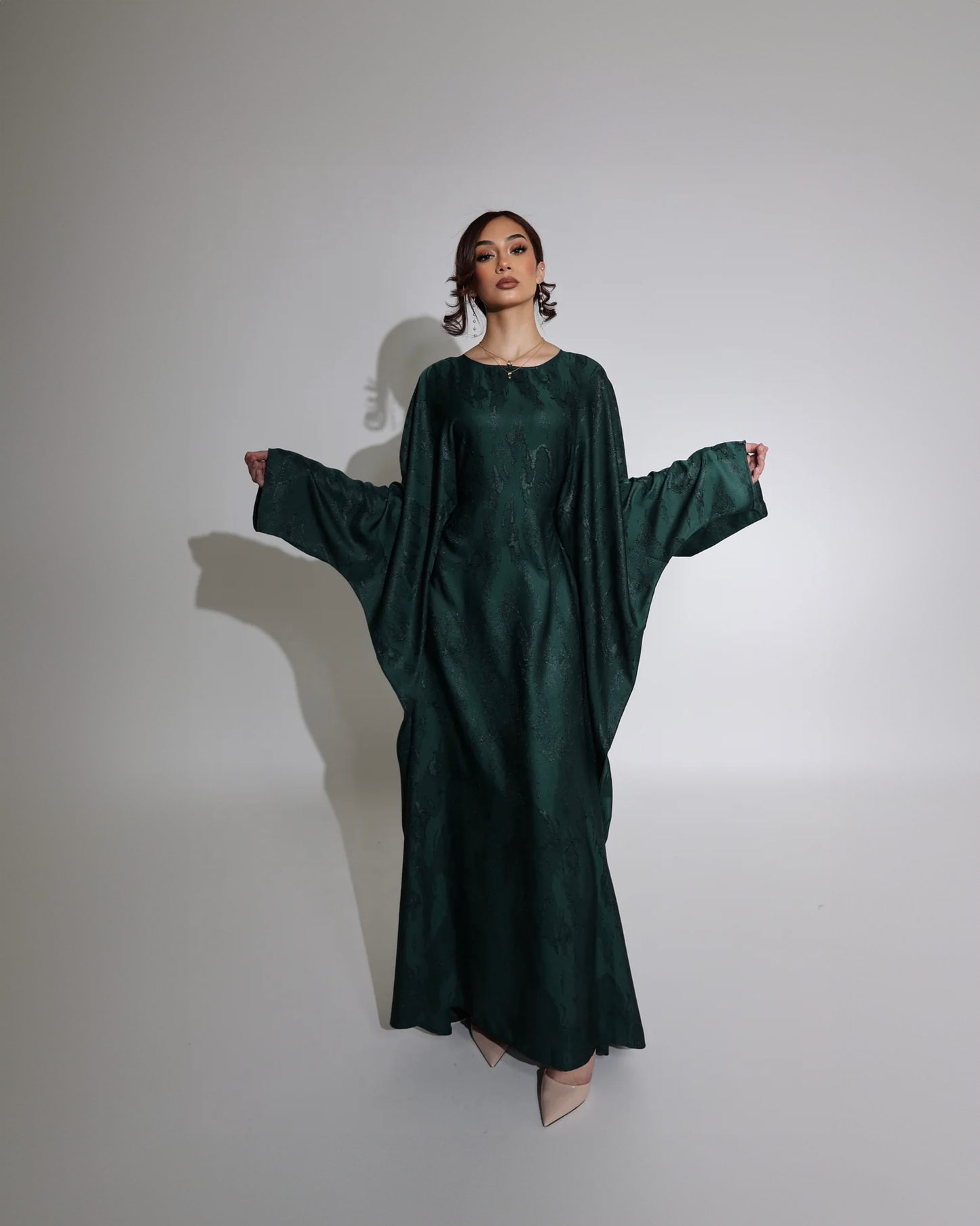 Rumaisa Sheen Jacquard Kaftan