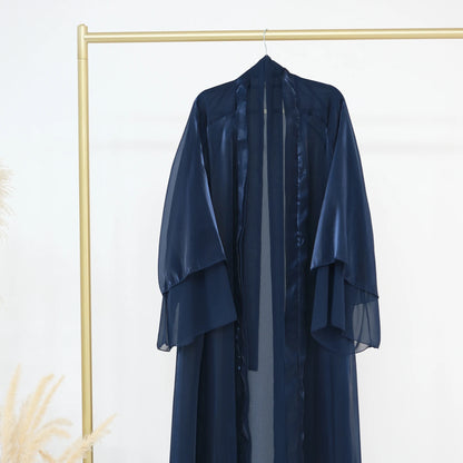 Double Trouble - Reversible Organza Chiffon Abaya