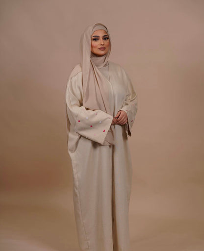 Hubb - Heart Sleeve Abaya