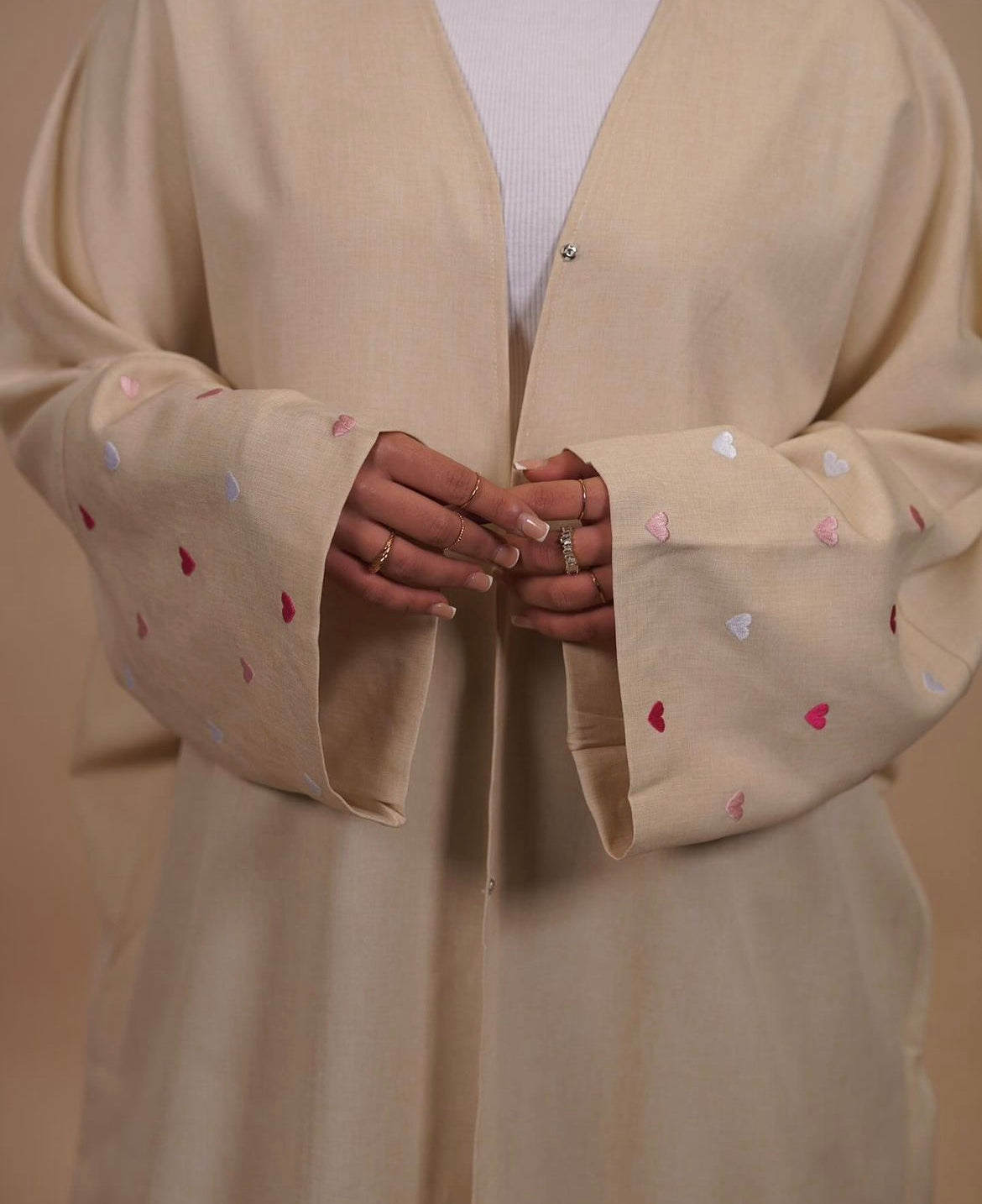 Hubb - Heart Sleeve Abaya