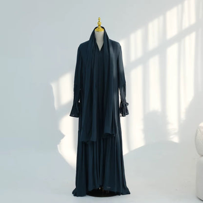 Rumaisa - Flowy Chiffon Dress Set
