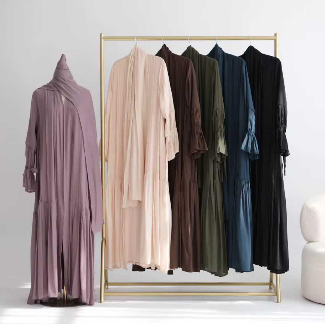 Rumaisa - Flowy Chiffon Dress Set