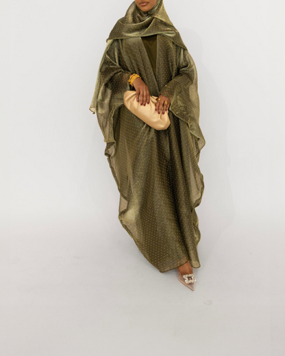 Rihla Shimmer Organza Abaya