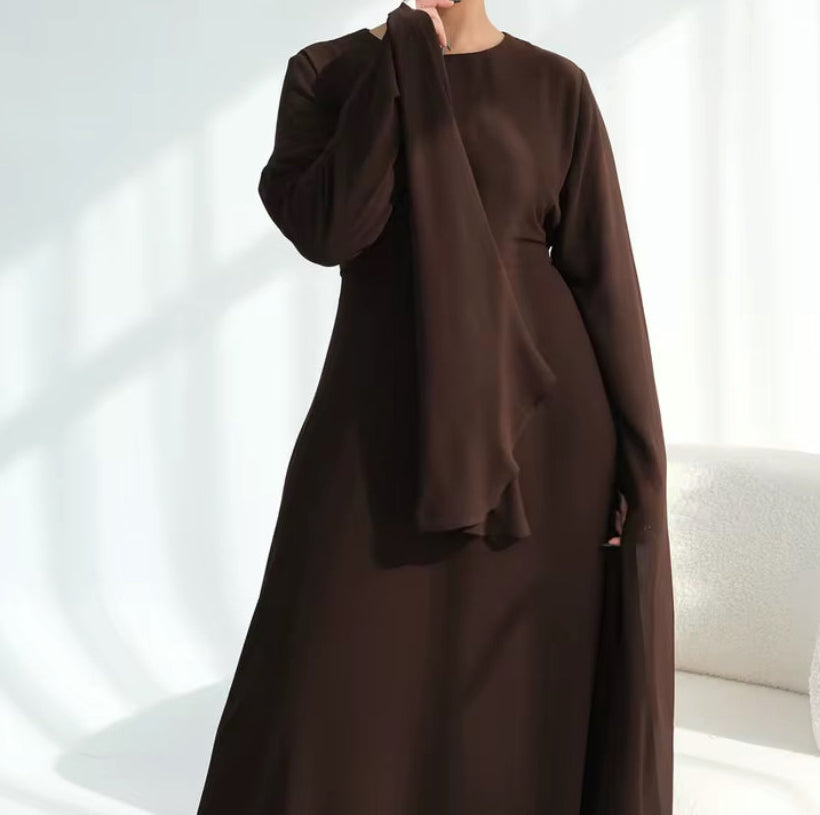 Dunia - Floor Length Sleeve Dress