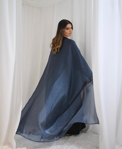 Rihla Shimmer Organza Abaya