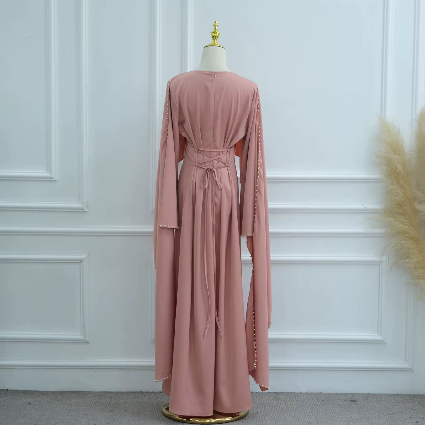 Durrah Cape - Pearl Lined Dress Set