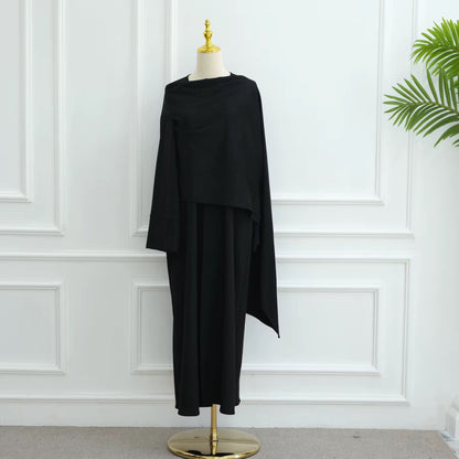 Royalty - Suede Cape Abaya