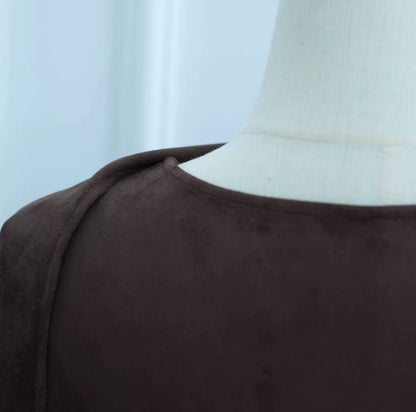 Royalty - Suede Cape Abaya