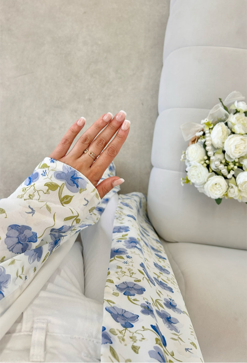 Rawdah Floral Abaya