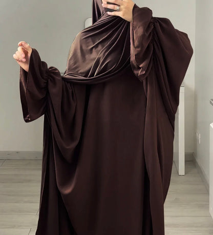 Asiyah Prayer Abaya with Matching Hijab