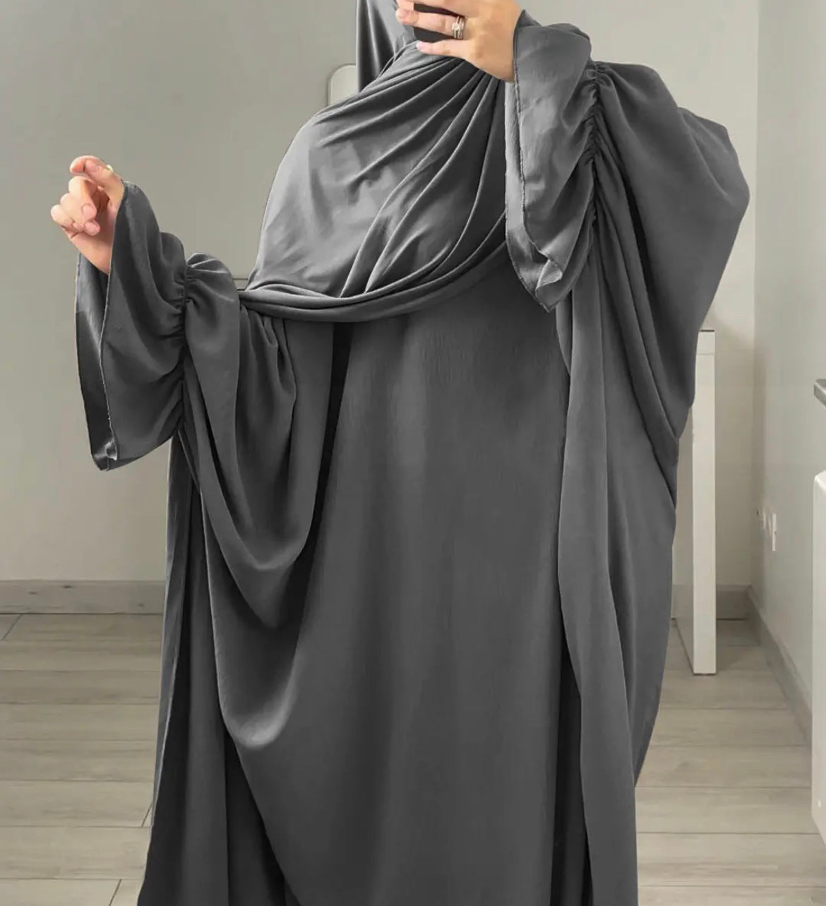 Asiyah Prayer Abaya with Matching Hijab