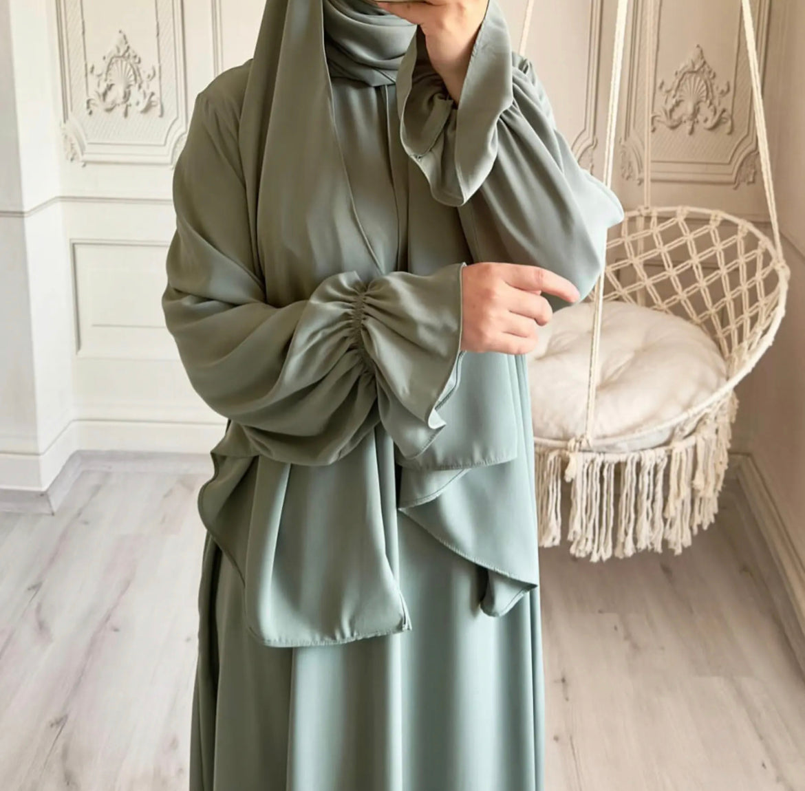 Maysoon Prayer Abaya With Attached Hijab