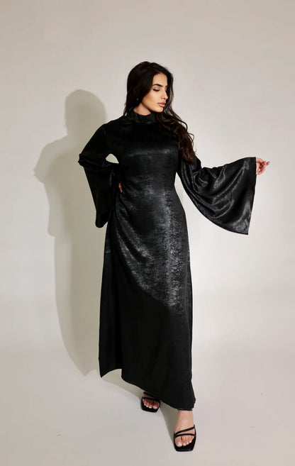 Velvet Embrace - High Neck Dress