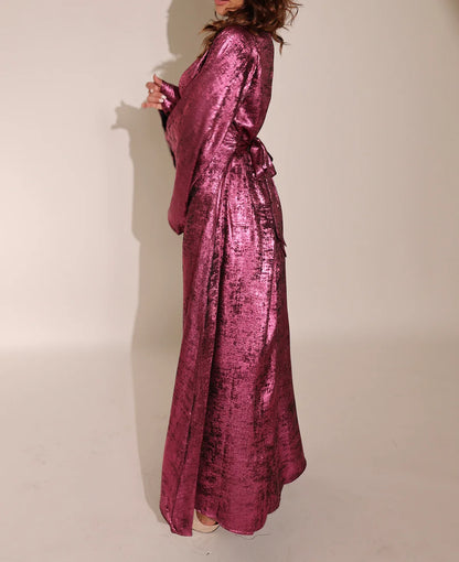 Velvet Embrace - High Neck Dress